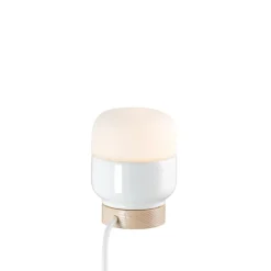 Ohm 100/130 bordslampa med dimmer G9 vit/matt opal
