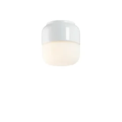 Ohm 100/110 tak-/vägglampa IP44 G9 vit/matt opal