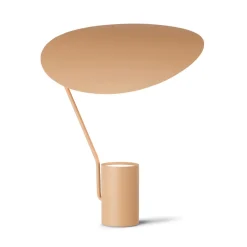 Ombre bordslampa beige