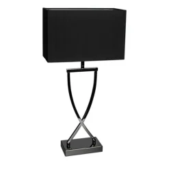 Omega Bordslampa Svart/Krom 52 cm