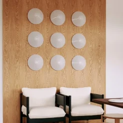 Ono 350 flush mount tak/vägglampa white opal acrylic