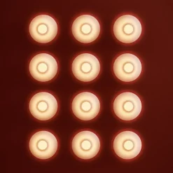 Ono 200 flush mount tak/vägglampa white opal acrylic