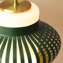 Opal lamella taklampa black noir