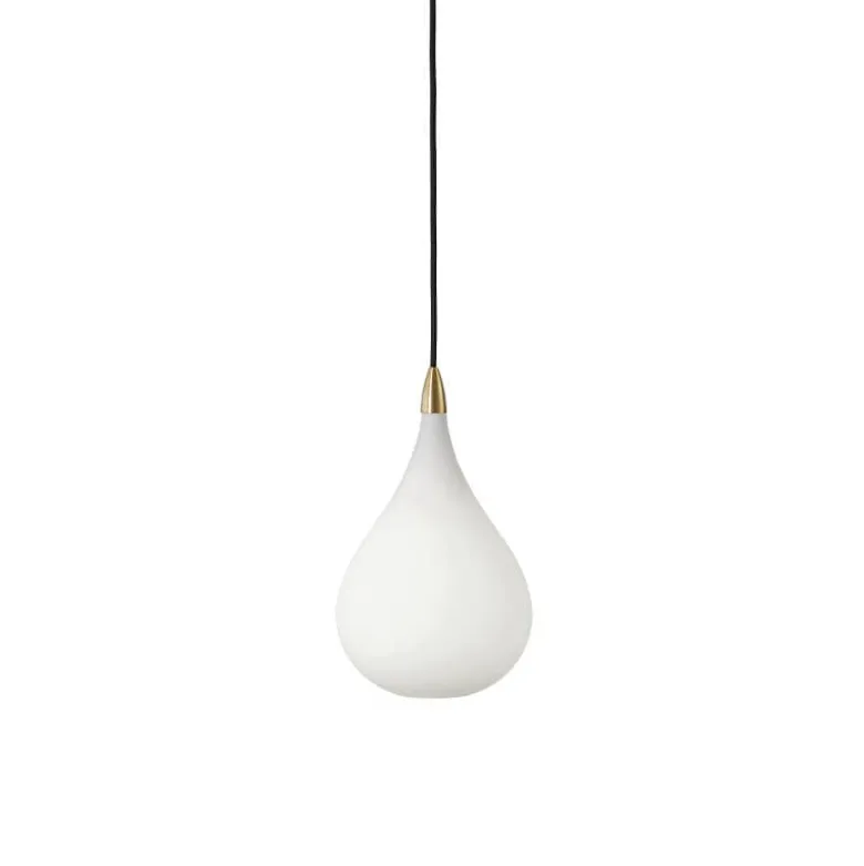 Opus 2 taklampa mässing/opal