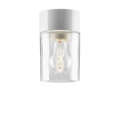Opus 100/175 Vägglampa/Taklampa Klarglas/vit IP44