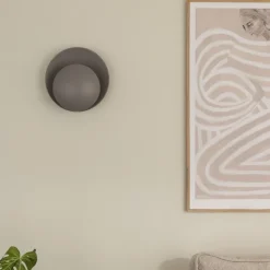 Orbit vägglampa grå