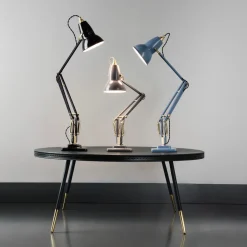 Original 1227 Brass bordslampa Elephant Grey