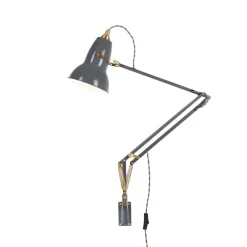 Original 1227 Brass vägglampa Elephant Grey