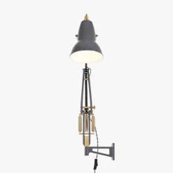 Original 1227 Brass vägglampa Elephant Grey