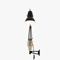 Original 1227 Brassvägglampa Jet Black