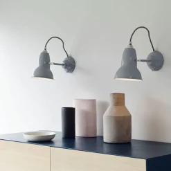 Original 1227 vägglampa Linen White