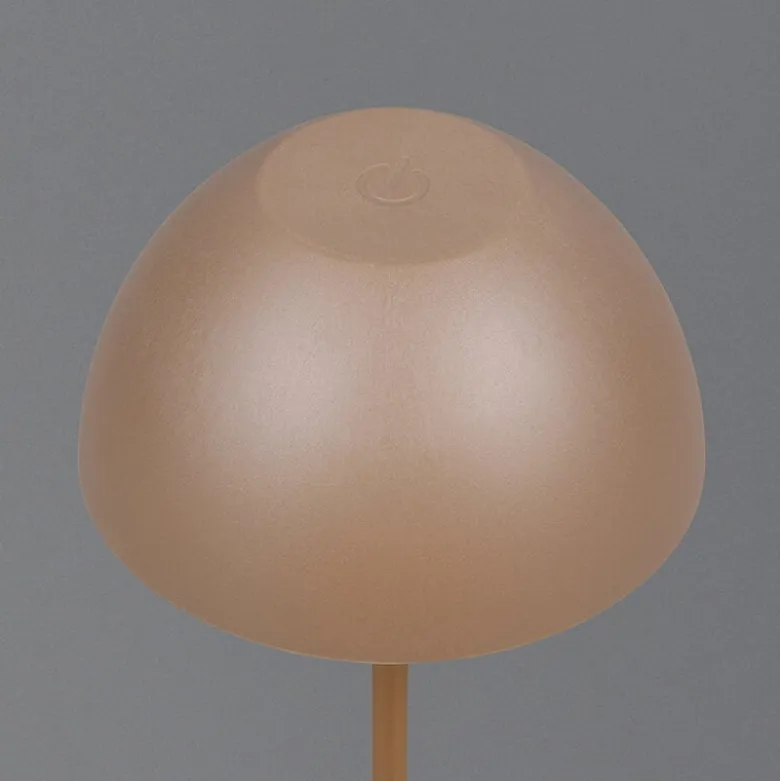 Ortiz portabel bordslampa kaffe brun