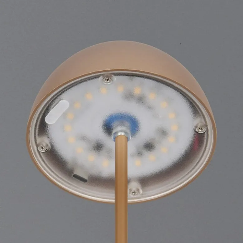 Ortiz portabel bordslampa kaffe brun