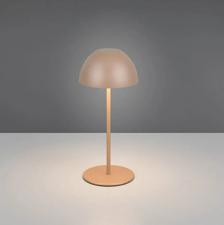 Ortiz portabel bordslampa kaffe brun