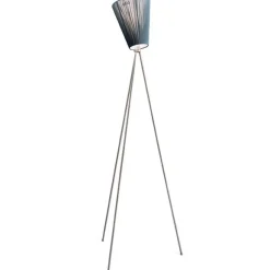 Oslo Wood Golvlampa stål stativ