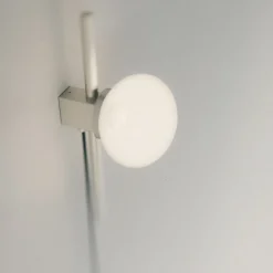 Ovoid single vägglampa stainless steel