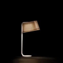Owalo 7020 bordslampa valnöt