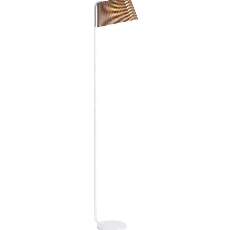 Owalo 7010 golvlampa valnöt