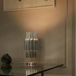 Pan 120 bordslampa aluminium