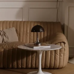 Panthella 160 portabel bordslampa Original Opal Brown