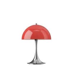 Panthella 250 portabel bordslampa Original Opal Red