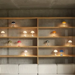 Panthella 160 Portabel bordslampa V3 opal beige