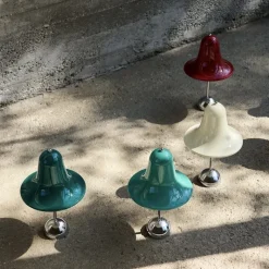 Pantop portabel bordslampa light teal