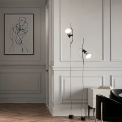 Parentesi no dimmer taklampa svart
