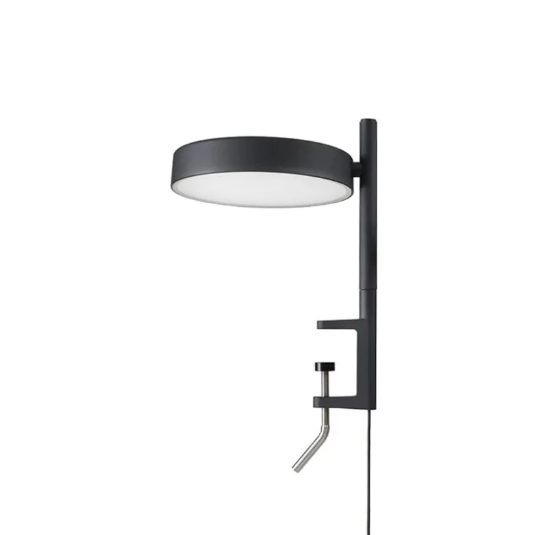 Pastille alu c1 short w242 klämlampa Jet black