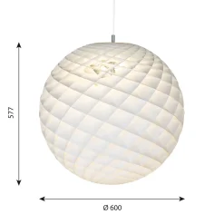 Patera 600 Taklampa white