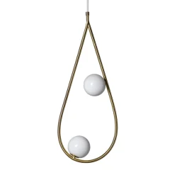 Pearls 65 Pendant lamp Brass, opal