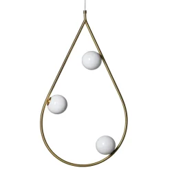 Pearls 80 Pendant lamp Brass, opal