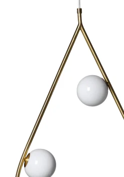 Pearls 80 Pendant lamp Brass, opal