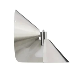 Peel vägglampa brushed stainless steel