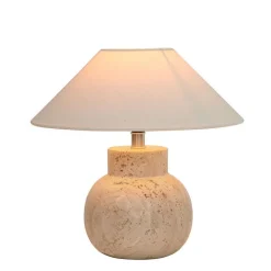 Pella bordslampa travertine