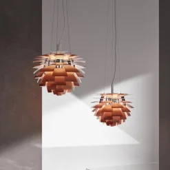 PH Artichoke Ø480 taklampa copper V4