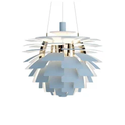 PH Artichoke Ø600 Taklampa Dusty Blue/brass V4