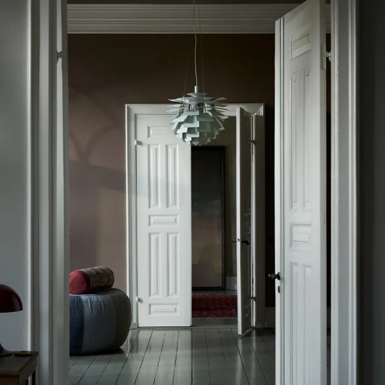 PH Artichoke Ø600 Taklampa Dusty Green//chrome V4