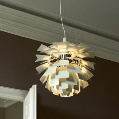 PH Artichoke Ø600 Taklampa Dusty Green//chrome V4