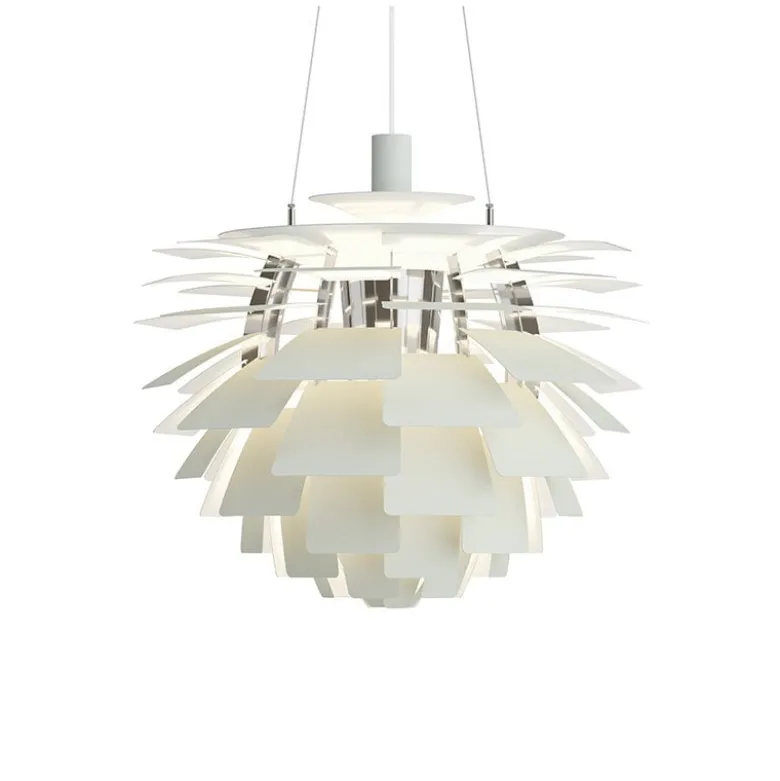 PH Artichoke Ø600 Taklampa Dusty Green//chrome V4
