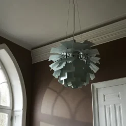 PH Artichoke Ø600 Taklampa Dusty Green//chrome V4