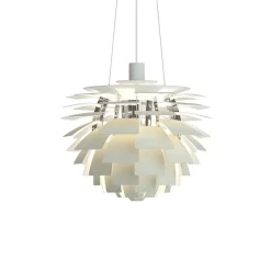 PH Artichoke Ø480 Taklampa Dusty Green//chrome V4