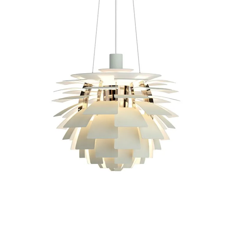 PH Artichoke Ø480 Taklampa Dusty Green/brass V4