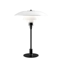 PH 3½-2½ Bordslampa glass/black metalised
