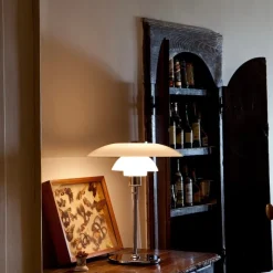 PH 4½-3½ Bordslampa glass/chrome