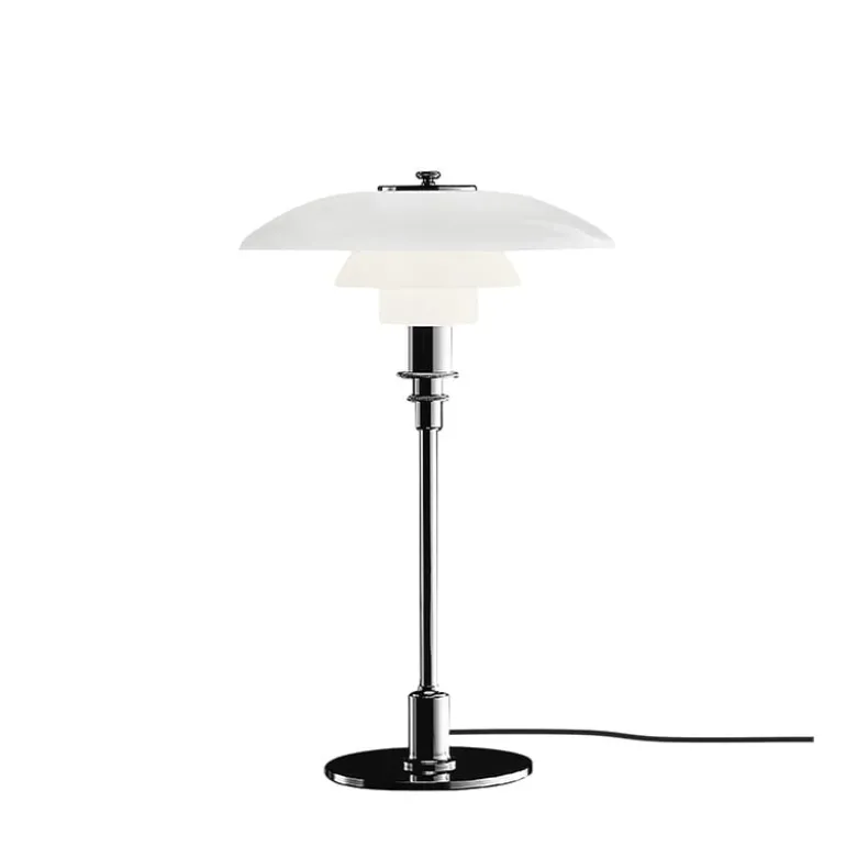 PH 3/2 Bordslampa glass/chrome