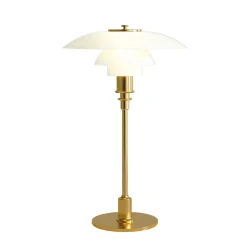 PH 2/1 Bordslampa glass/metalised brass