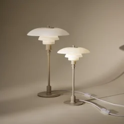 PH 2/1 bordslampa glossy beige