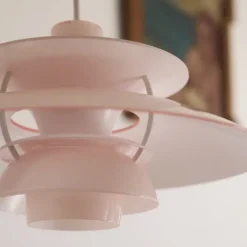 PH 5 Ø320 opal taklampa opal pale rose