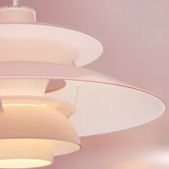 PH 5 Ø320 opal taklampa opal pale rose